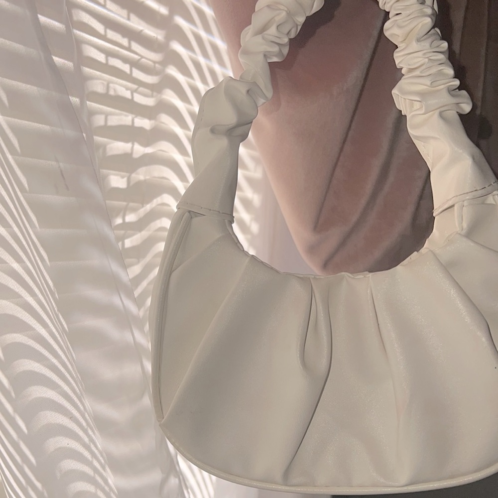 Minimalist Ruched Satchel Bag